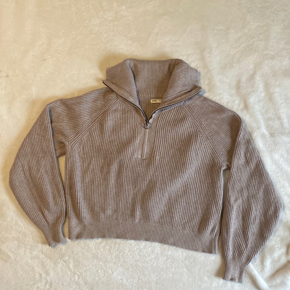 Pull and Bear Zip Up Sweater